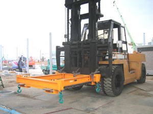 吊り天秤LF-18-4　フォークリフト専用アタッチメント4点吊り